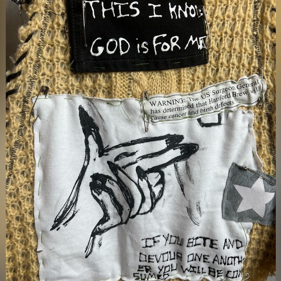 Holy Inheritance Custom Handmade 1 of 1 “Bite & Devour” Vest - $110 OBO - Picture 5 of 6